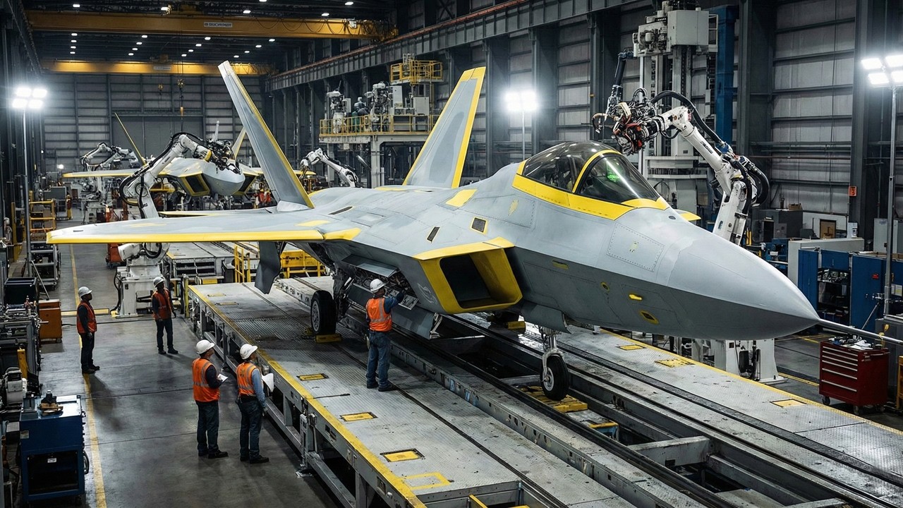 New Jet Factory Inside the Fighter Jet Factory | How Fighter Jets Are Made | Factory ...