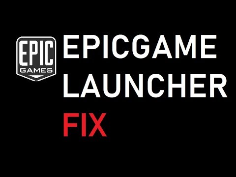 [FIX] EPIC GAME Launcher Flickering / Invisible FIX (WINDOWS)