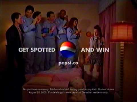 Peter Chan in a Pepsi-Cola commercial- i am one of...