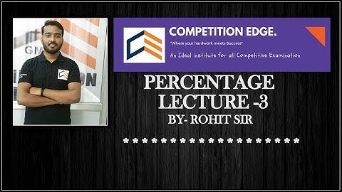 Percentage (Part III)