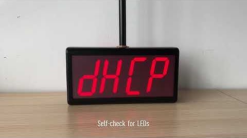 PoE Clock Demo