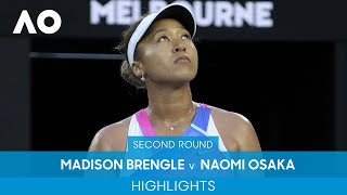 Madison Brengle v Naomi Osaka Highlights (2R) | Australian Open 2022