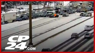 Highway 400 Southbound Closed At Finch Avenue With No Estimation Of Reopening