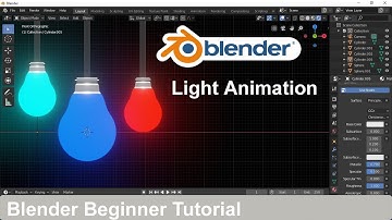 How to make Multicolored Bulb Animation in Blender || 3d bulb making || blender bulb light eevee.🔥🔥🔥