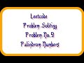 #Leetcode #problemsolvingexercise  9. Palindrome Number #codewithlogu #palindromenumber