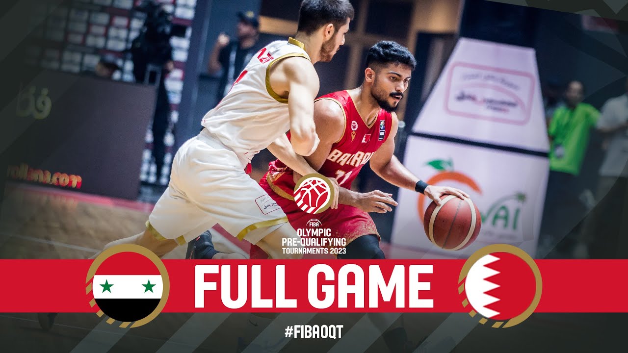 Syria v Bahrain | Full Basketball Game | FIBA Olympic Pre