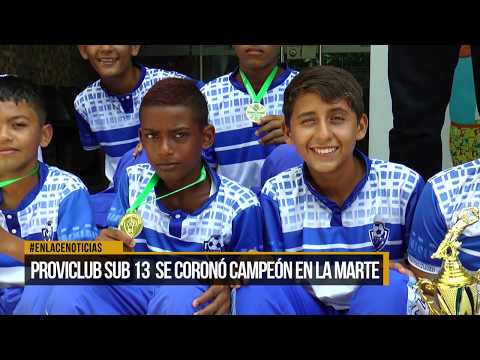 El club deportivo 'Proviclub' se coronó como campeón en el certamen departamental de La Marte