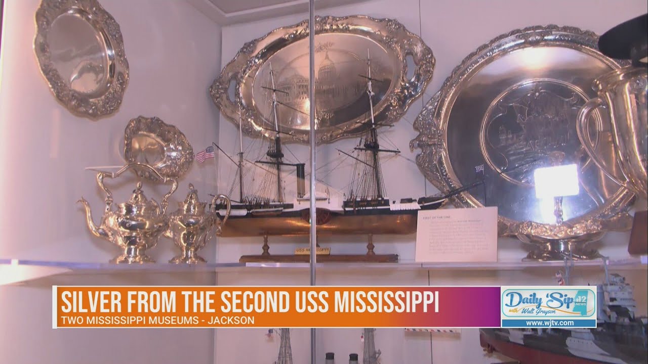 USS Mississippi silver at Two Mississippi Museums