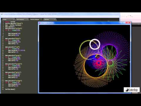 Using Turtle to generate geometric patterns.