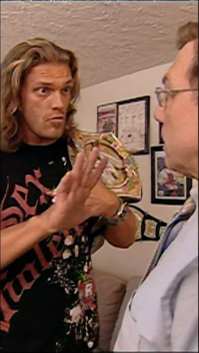 Edge really went to John Cena's house and slapped his dad 😬 #Edge25