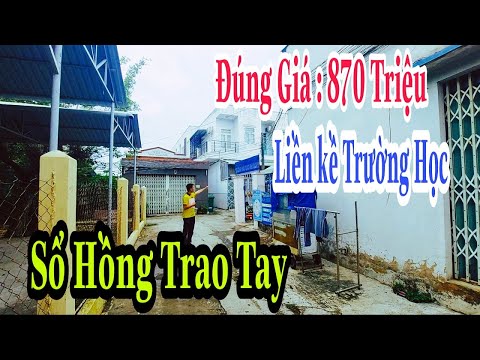 Video Tin được không 870 triệu đã có sổ hồng kế bên trường... - YouTube