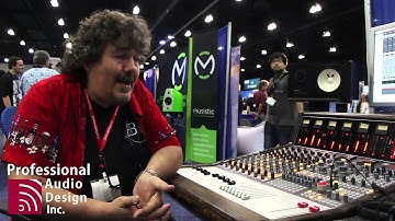 Desk Doctor gives quick overview of the Neve 75 Custom Series At AES Los Angeles 2014