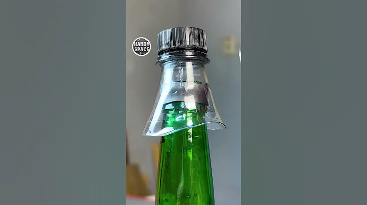 Amazing Trick with a Piece of Bicycle Tube and a Glass Bottle! #diy #shorts