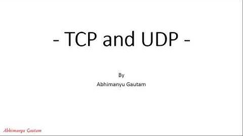 TCP and UDP Protocols | CCNA Part -11