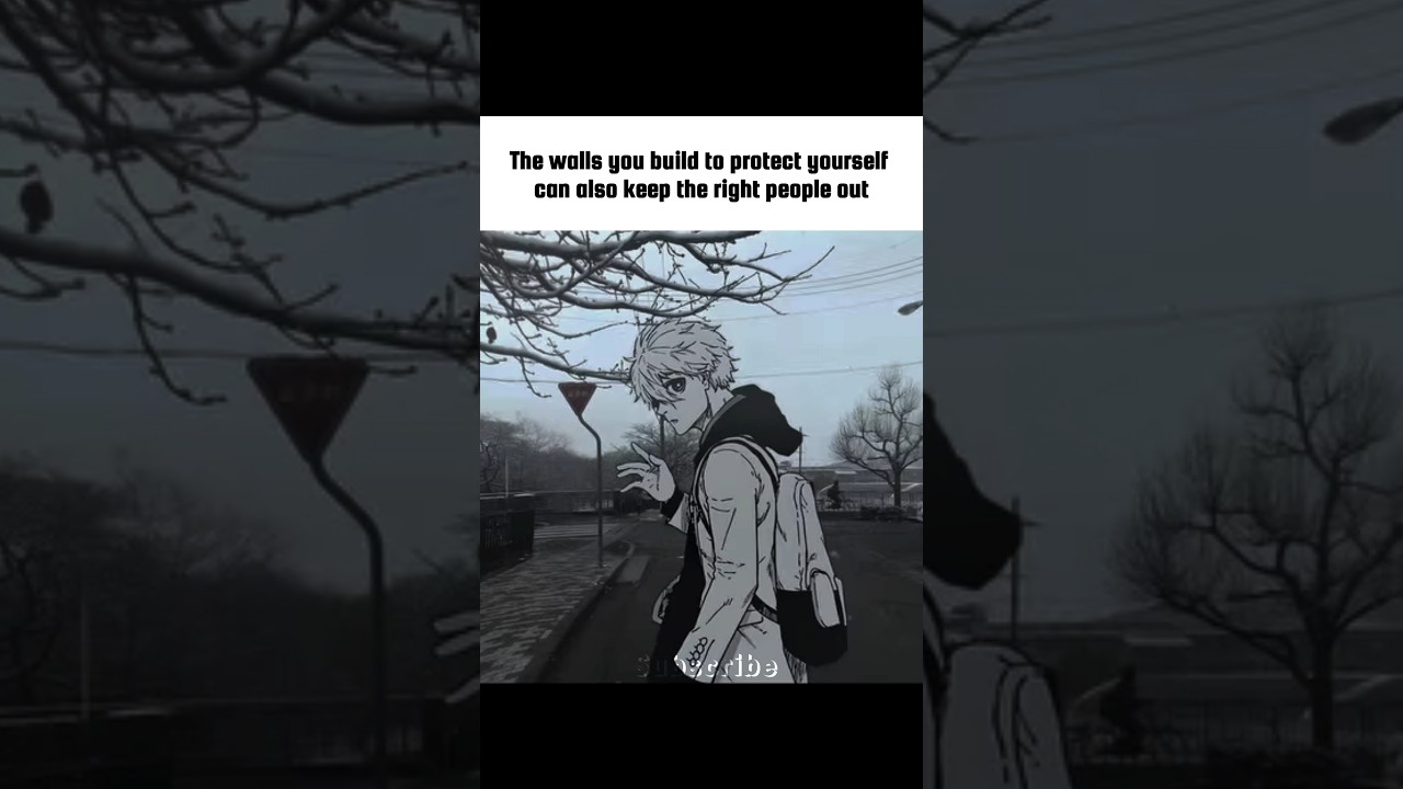 The wall you build to protect yourself 