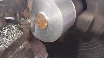 Facing on the lathe machine #lathe #machine #work #workshop #mechanicalengineering #mechanical #cnc