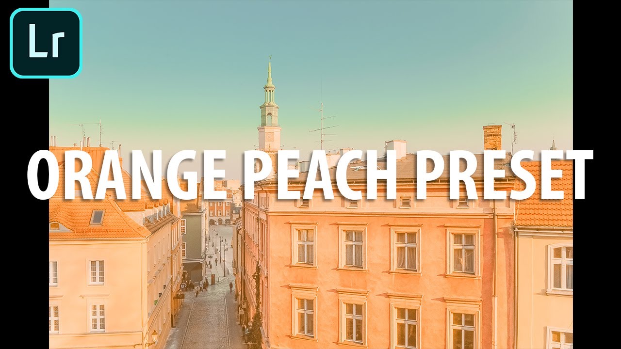 Tutorial Lightroom Mobile | Orange Peach Preset