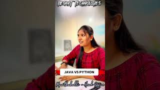 Python vs Java: Which is Better to Learn in 2024 Besant Technologies Students debate