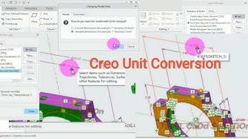 How to Change Creo Model Units  | Tutorial |