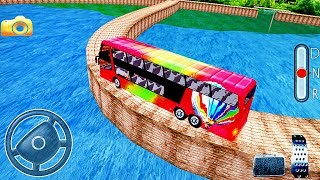 Impossible Bus Driver Sky Tracks - Best Android GamePlay screenshot 5