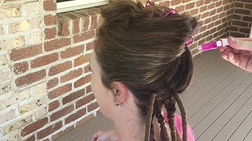 How to install Double Ended dreadlock extensions