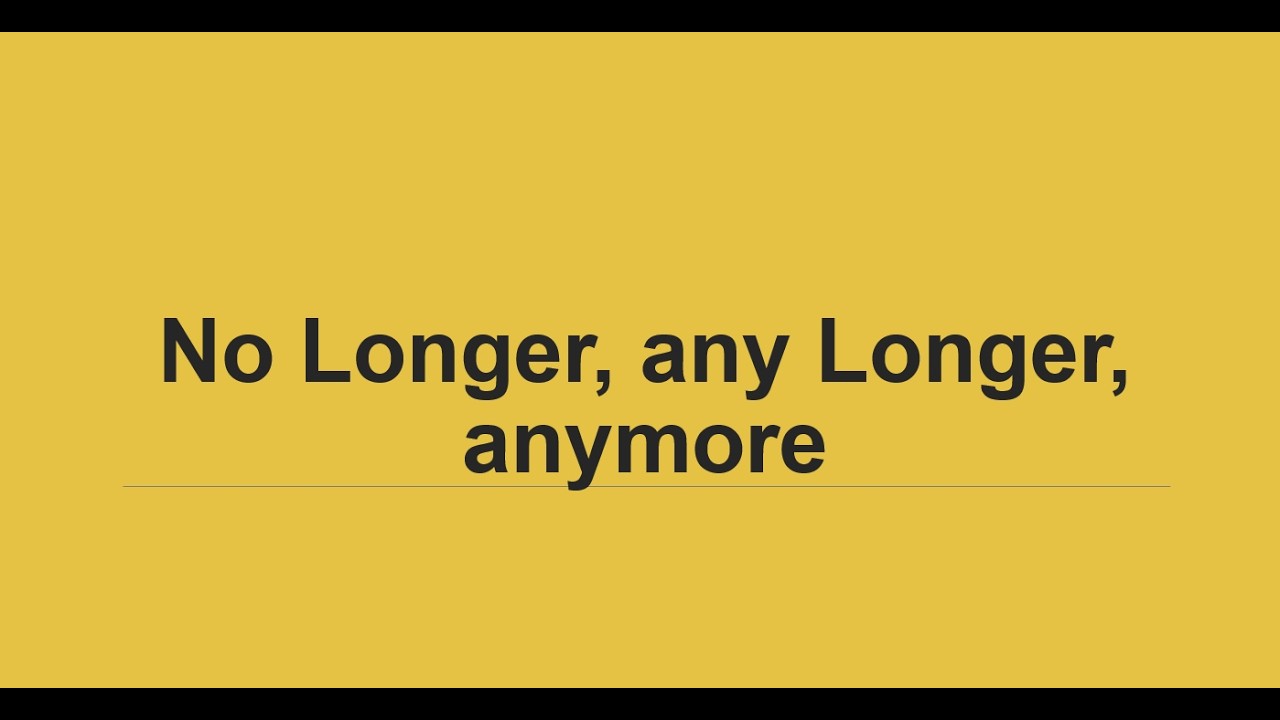 No Longer, Any Longer & Anymore | A2 English Grammar Lesson 38 | Learn English with Aime