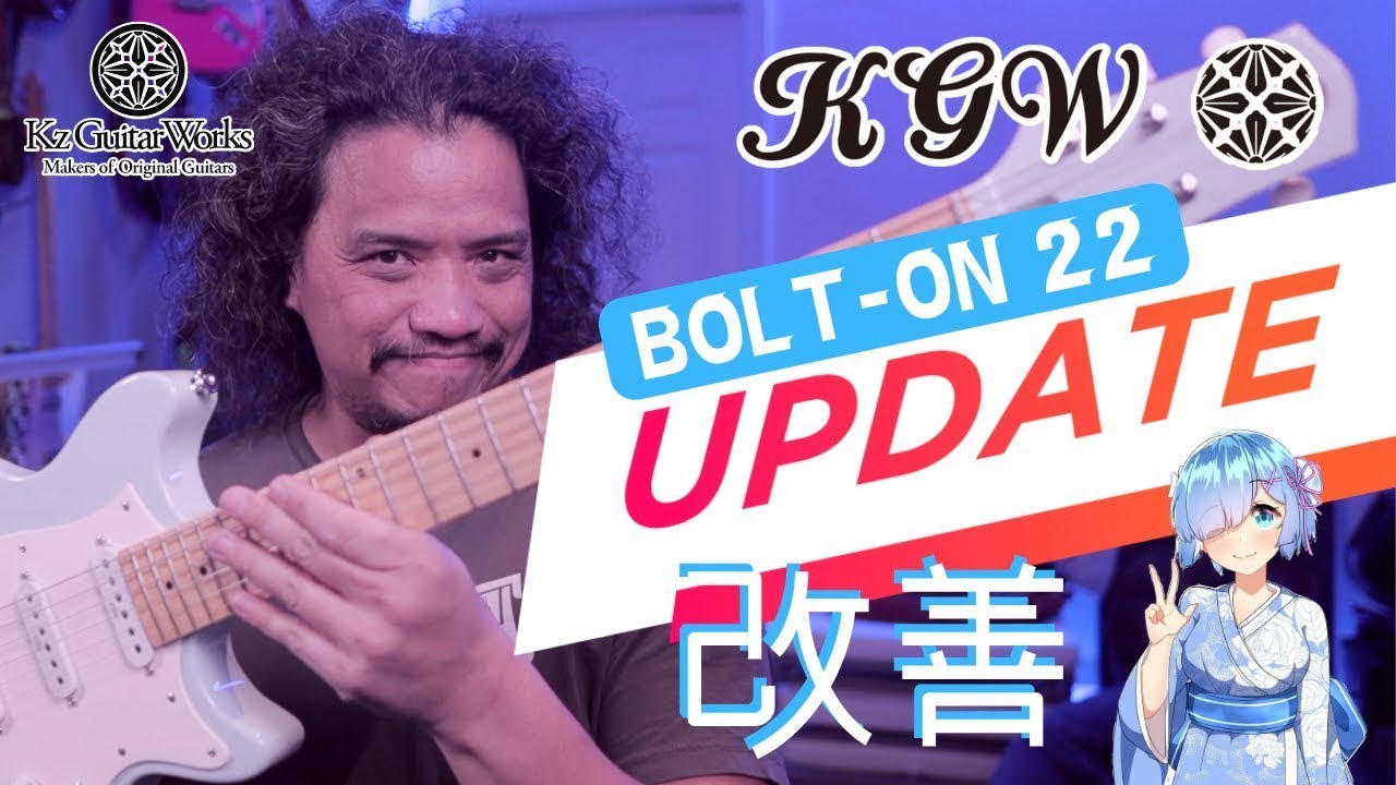 KAIZEN - KGW Bolt-on 22 updated specs and DEMO | KZ Guitar Works