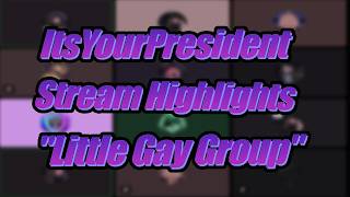 "Little Gay Group" - ItsYourPresident Stream Highlights