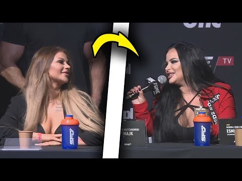 EWELONA VS GODLEWSKA - NAJLEPSZE MOMENTY -1 KONFERENCJA FAME MMA 5!! *ostra spina*🔥