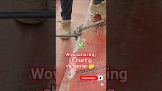 How to shuttering carpenter construction work #shorts #trending #youtubeshorts #plywood #carpenter