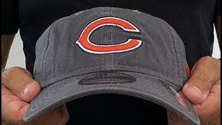 Chicago Bears CORE-CLASSIC STRAPBACK Charcoal Hat by New Era