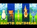 Pokemon Go Kanto Outbreak Event - 50+ Rarest Spawns