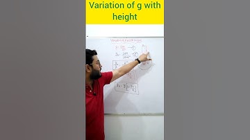 Gravitation (Variation with height) || Physics Tricks || #shorts #shortsvideo #neet #neet #trending