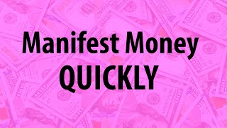 MANIFEST MONEY QUICKLY - "YOU ARE" Money Affirmations (Reprogram Your Mind)