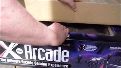 X-ARCADE unboxing