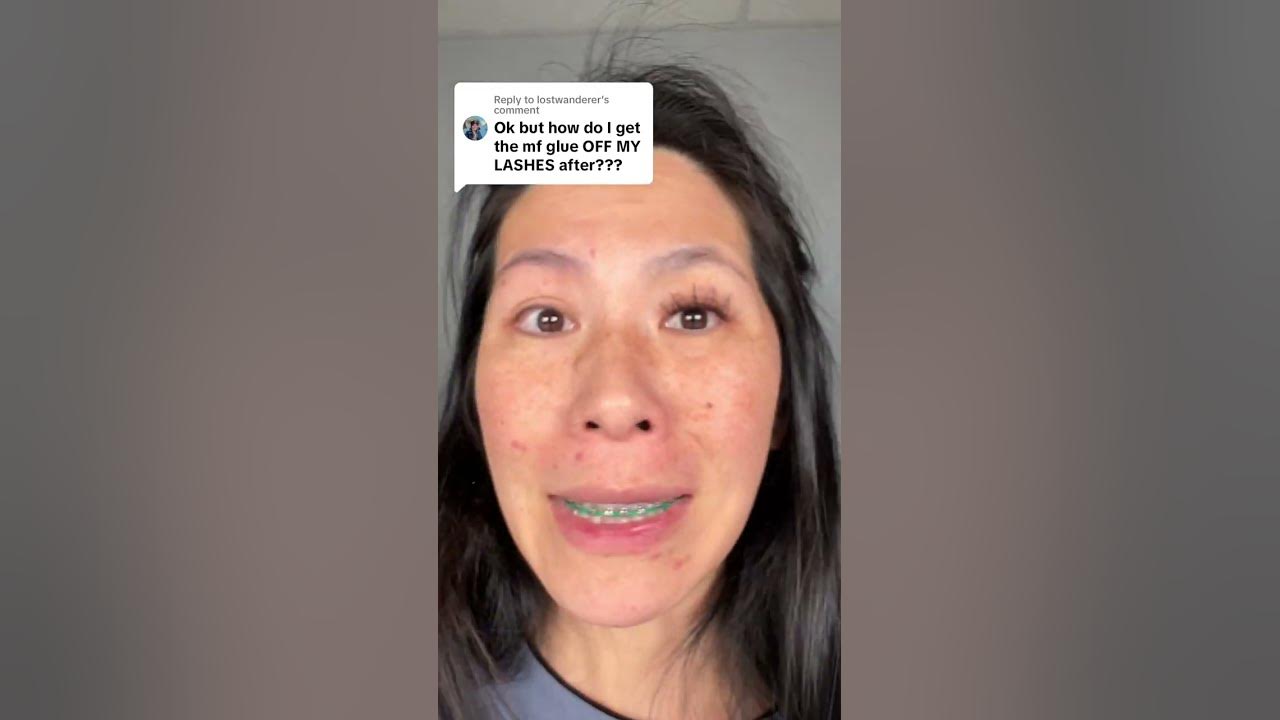 How To Get Lash Glue Off Your Natural Lashes YouTube