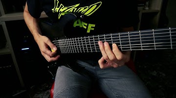 7 Strings Guitar Demo Test // IBANEZ Iron Label RG IT27FE-TGF with MAMA PICKUPS