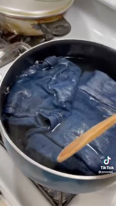 How to shrink your oversized jean - jennmej_ #shorts #fashion
