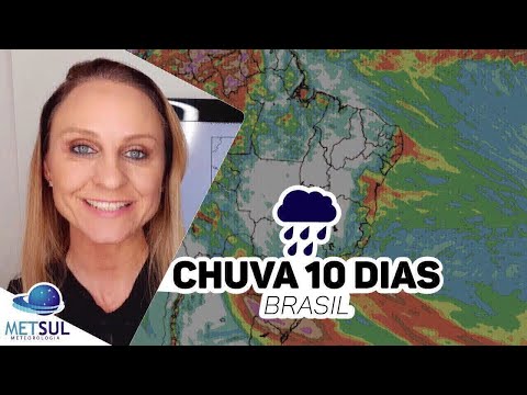 19/05/2020 - Previsão do tempo Brasil - Chuva 10 dias | METSUL