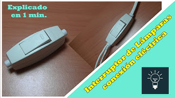 como instalar un interruptor para lámparas