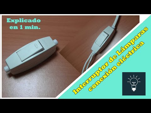 como instalar un interruptor para lámparas 