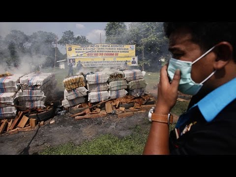 Indonesian Cops Burn Seized Weed, Get Entire Town High