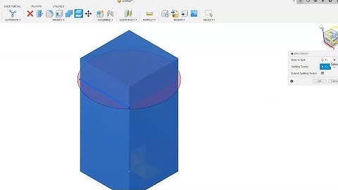 Autodesk Fusion Tutorial - Splitting Bodies