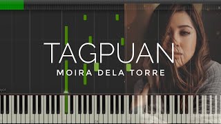 Tagpuan - Moira Dela Torre | Piano Tutorial • Synthesia chords