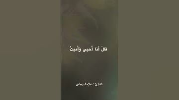 ماتيسر من سورة البقرة : القارئ : علاء المزجاجي .