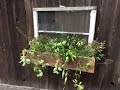Diy How to make a vintage window planter box. Easy and fun build. You can do it too. Diy How to make a vintage window planter box. Easy and fun build. You can do it too.