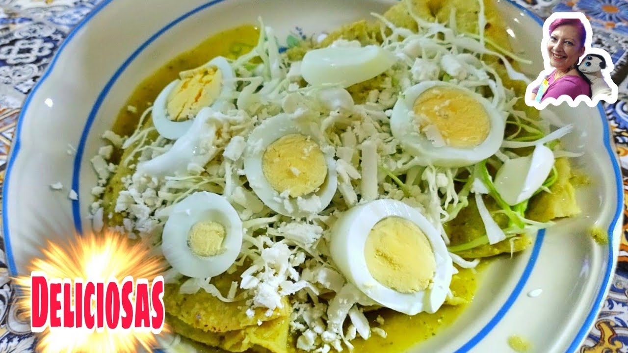 Enchiladas Verdes con Col y huevos cocidos / Super Deliciosas YouTube