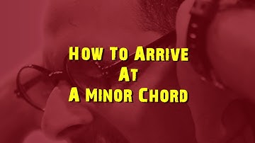 How To Arrive At A Minor Chord || DJ Suketu Unplugged
