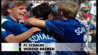 1994/1995 32. Spieltag FC Schalke 04 - Werder Bremen