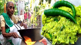 এভব বনস বট রনন করল গরম ভত জম যব Beans Bata Special Niramish Bengali Recipe